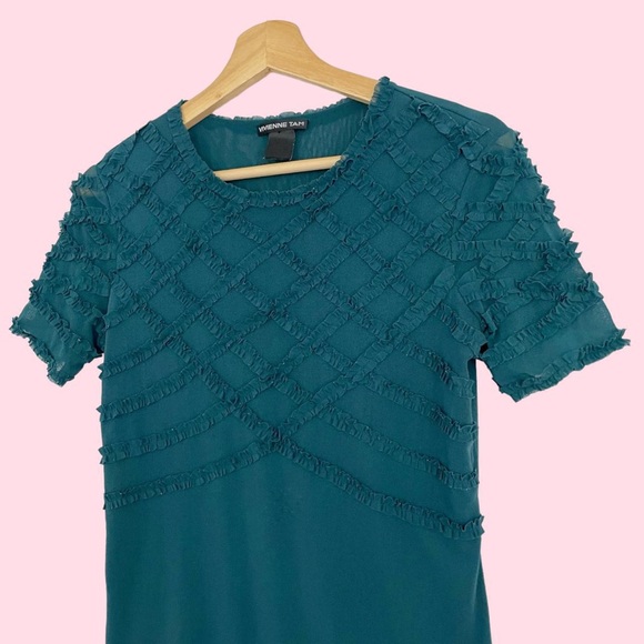 VIVIENNE TAM RUFFLE MESH TOP - Picture 2 of 4